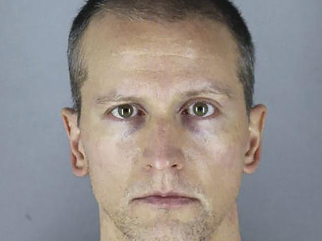 Derek Chauvin has been sentenced for the death of George Floyd. Picture: AFP