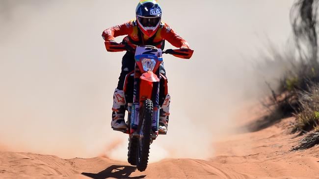 David Walsh on his way down to Finke in his triumphant 2019 win. Picture: MATT HENDERSON