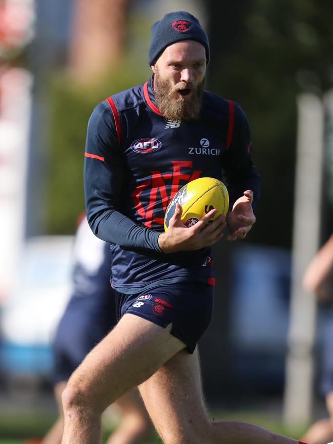 As is Max Gawn. Picture: Alex Coppel