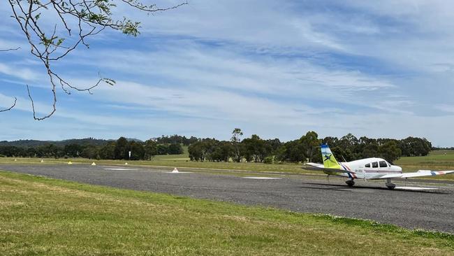 A light plane crashed near Coldstream aerodrome on December 21, 2022. Picture: Supplied