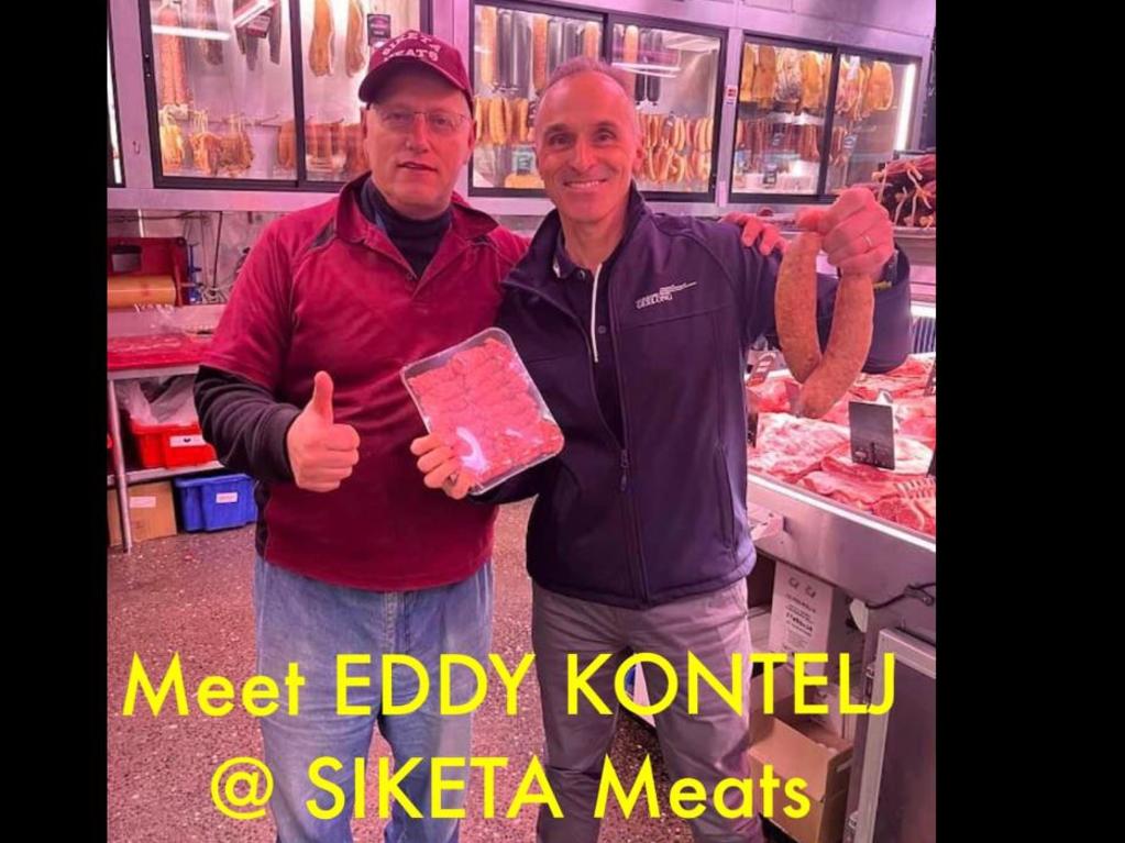 John Siketa and Eddy Kontelj promoting a meet and greet. Source: Facebook