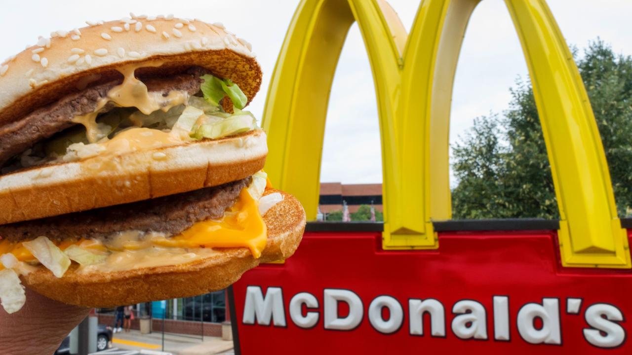 Paul has switched working in finance to a job at McDonald’s. Picture: AFP photo / Paul J. Richards