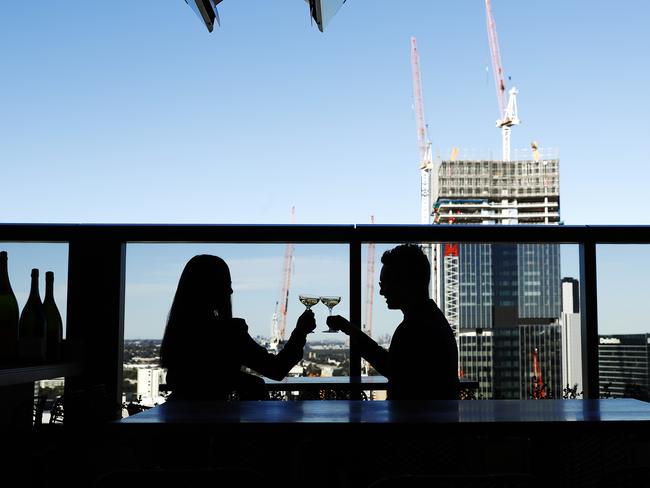 Nick &amp; Nora's sky bar in Parramatta. Picture: Sam Ruttyn