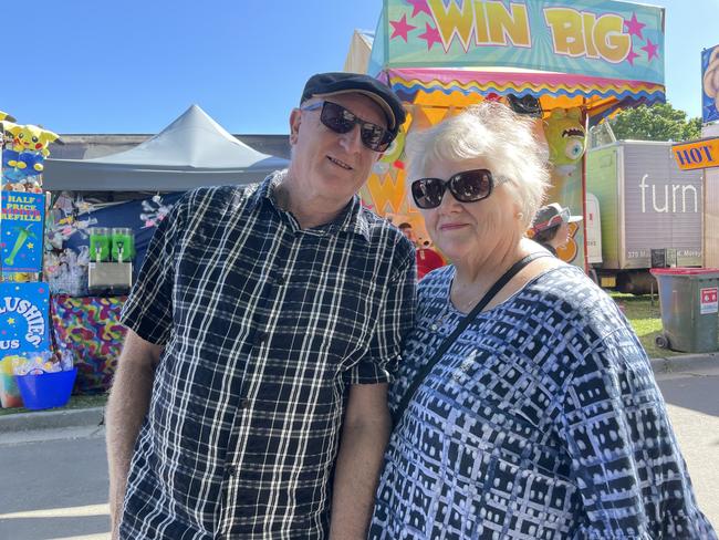 Robin and Pauline Wood at the 2023 Ballarat Show.