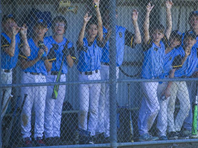 Met North V Sunshine Coast at the 12-14 years QLD School Sport 12-14 years Baseball Championships at Benowa. Picture: Glenn Campbell