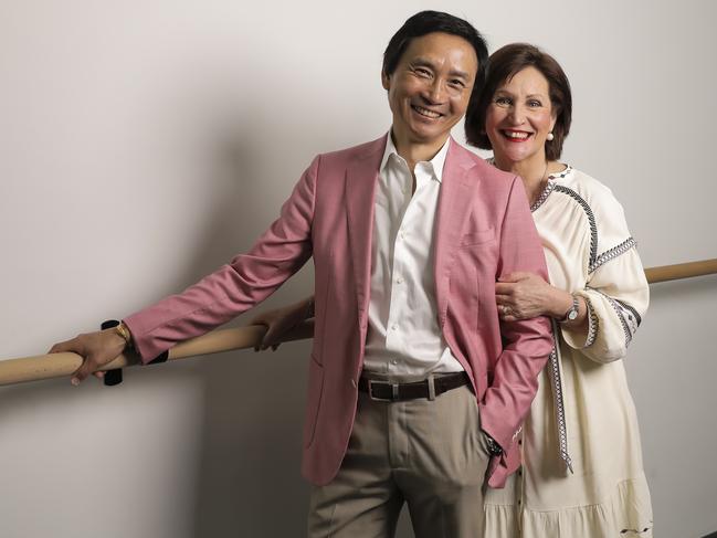 ##Qweekend only - for power couples edition - do not publish, see Natalie Gregg# Li Cunxin and his wife Mary Li for Power Couples. Pic Mark Cranitch.