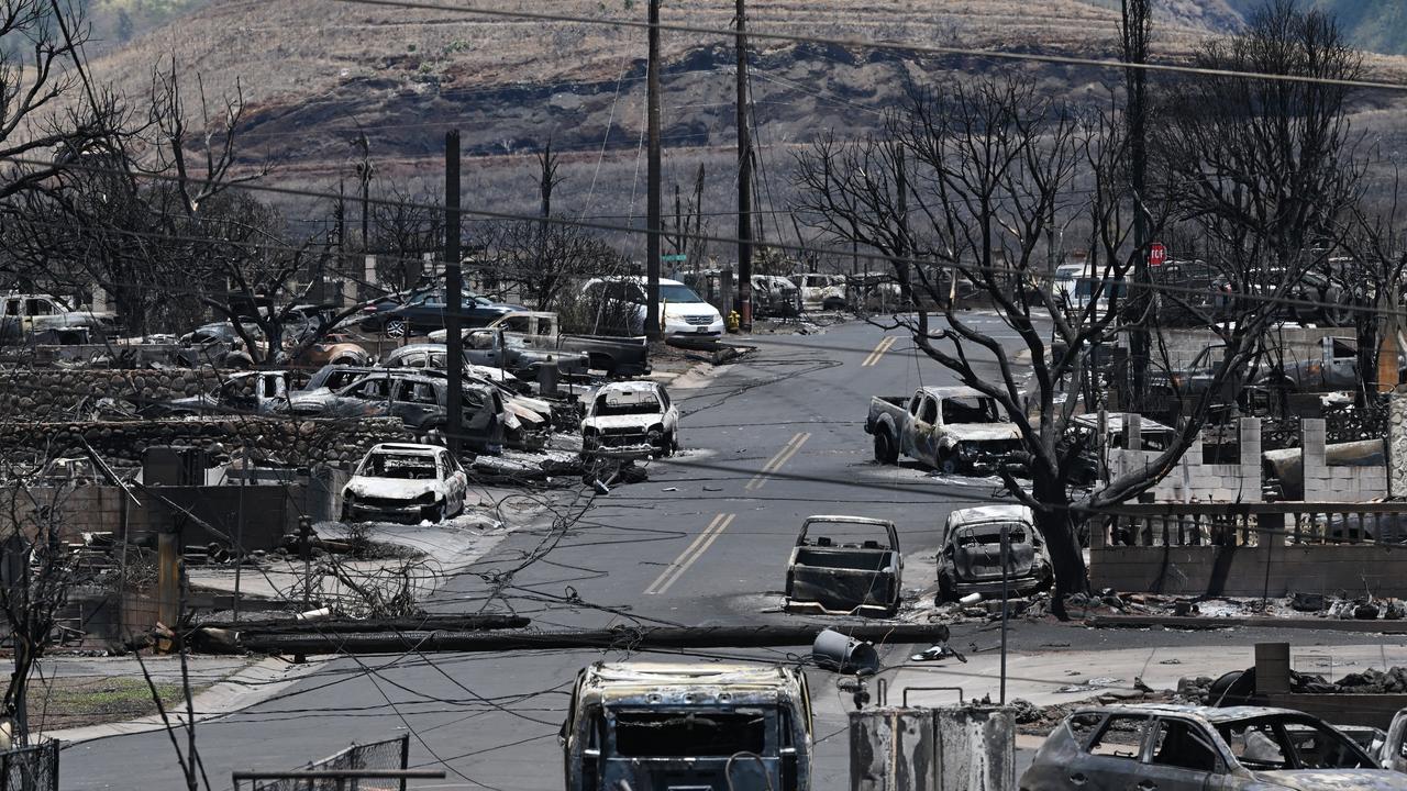 The town of Lahaina has been all but wiped off the map. Picture: Getty