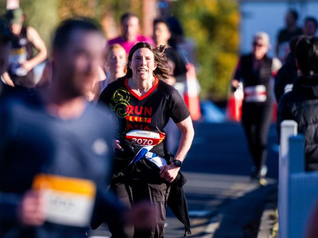 Kylie Samborski in the 7km walk in the City to Casino on Sunday 18th May 2025. Picture: Linda Higginson