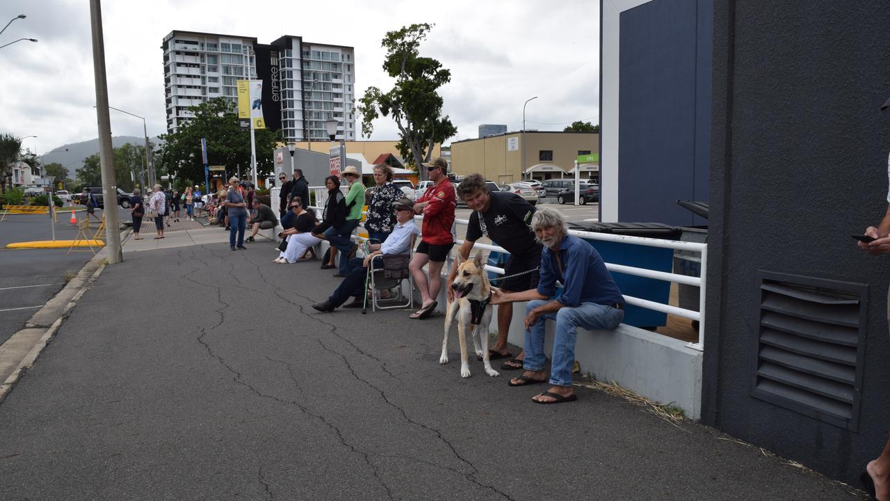 Dogs were welcome at the Rockhampton ANZAC DAY march.