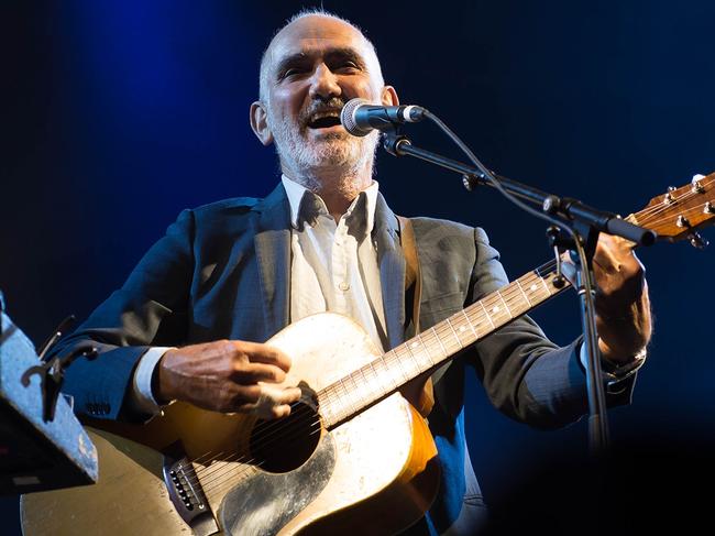 Paul Kelly playing on the Foundation Stage at WOMADelaide 2022. pic: Rob Sferco