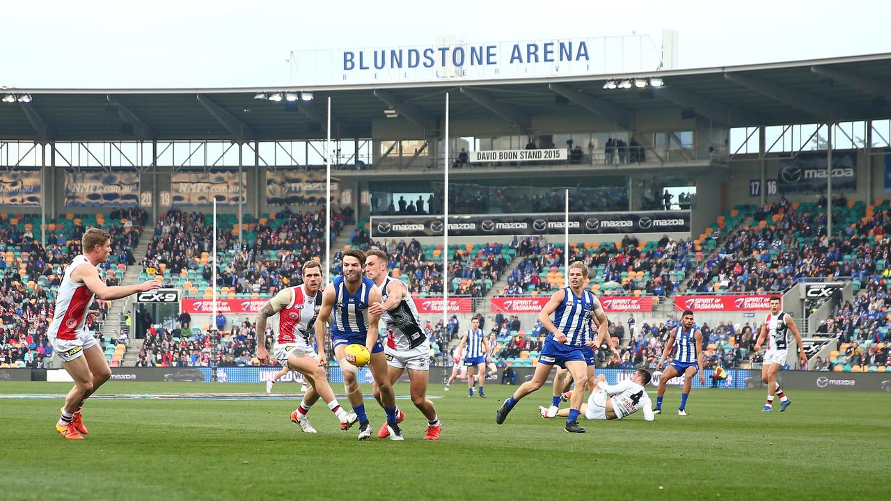 AFL clubs are lining up to play home games in Tasmania says