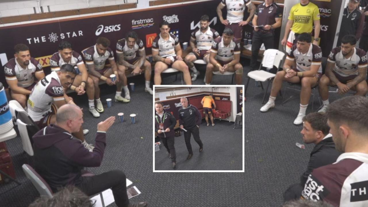 Pictures: Madge’s desperate move to hide ugly Broncos post-mortem