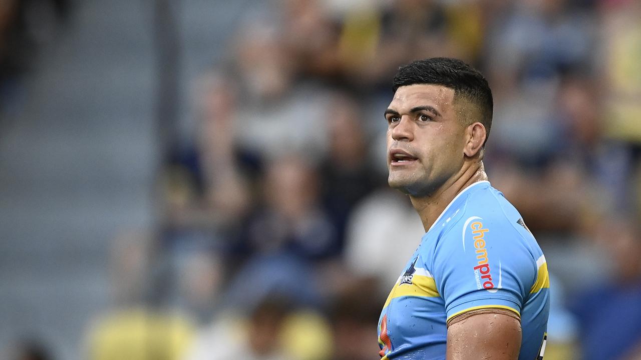 David Fifita of the Titans looks on. (Photo by Ian Hitchcock/Getty Images)