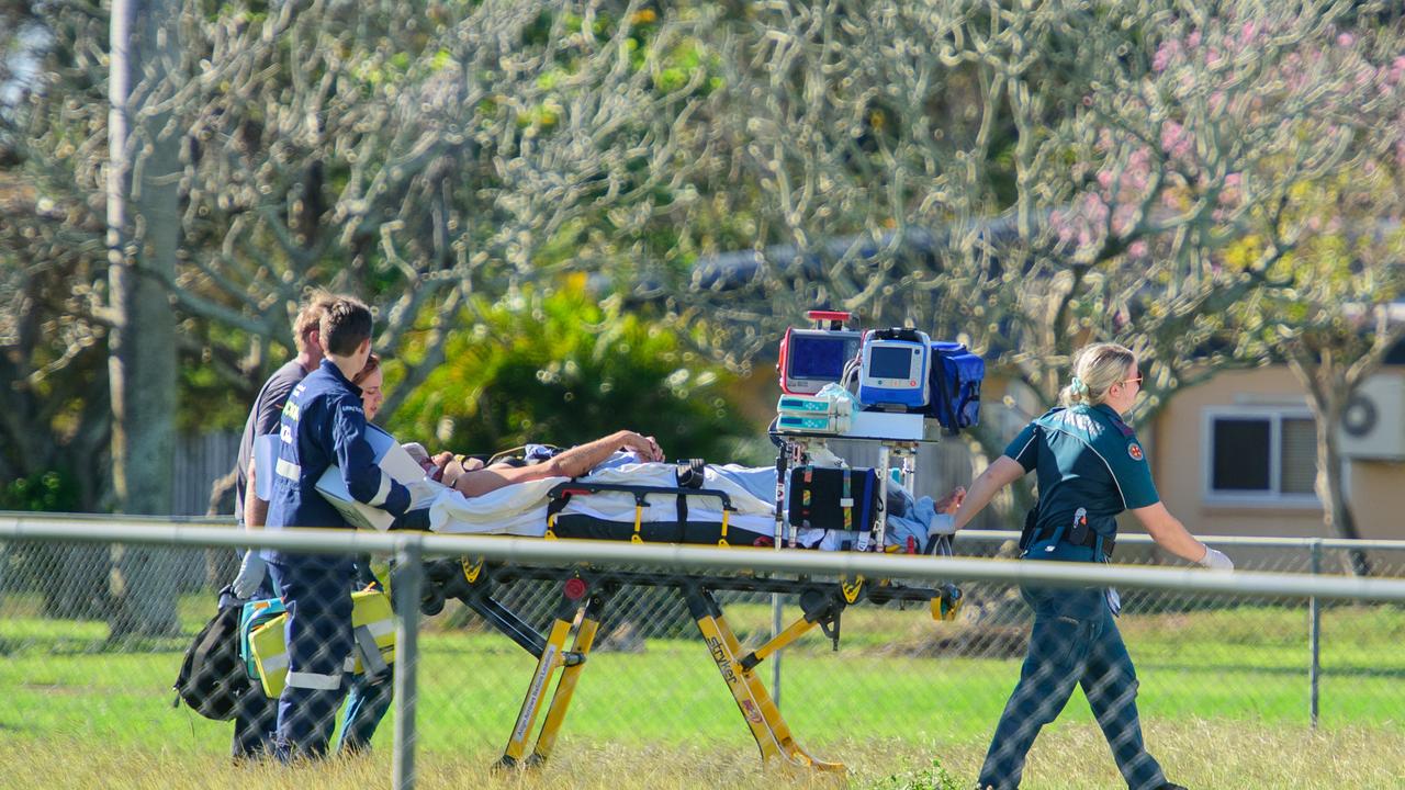 Patients are being flown to Ayr Hospital. Picture: NewsWire / Scott Radford-Chisholm