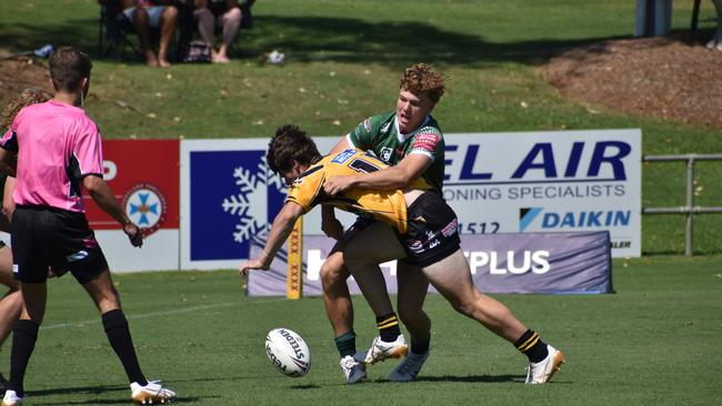 Cyril Connell Challenge game between the Ipswich Jets and Sunshine Coast Falcons. Saturday March 18, 2023. Picture, Nick Tucker.