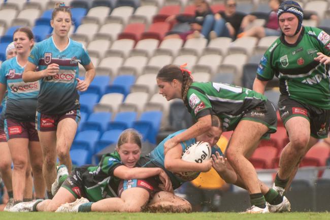 Mackay Cutters vs Townsville Blackhawks Harvey Norman U17's Saturday 22 February 2025 Picture:Michaela Harlow