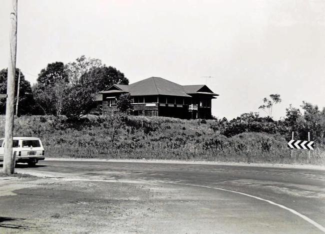 EXHIBITS: Pictures taken of Fitzgerald Inquiry Commission exhibits showing illegal casinos operating in Noosa. This is the site of the old Wallace Estate on Eumundi-Noosa Rd, which was a suspected illegal casino. Wallace House is now an arts and crafts centre in Noosaville.