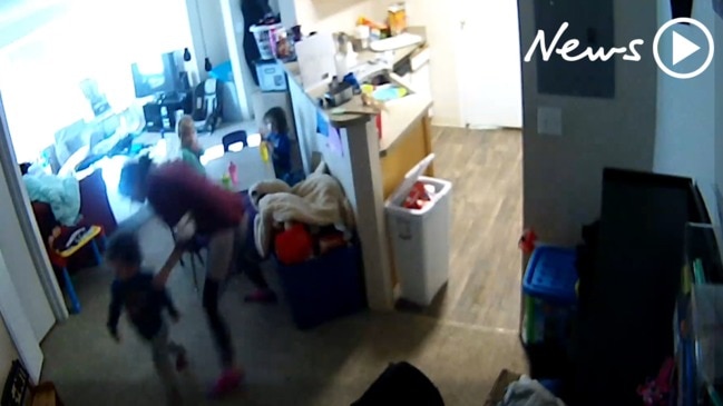 Nanny abusing baby caught on video