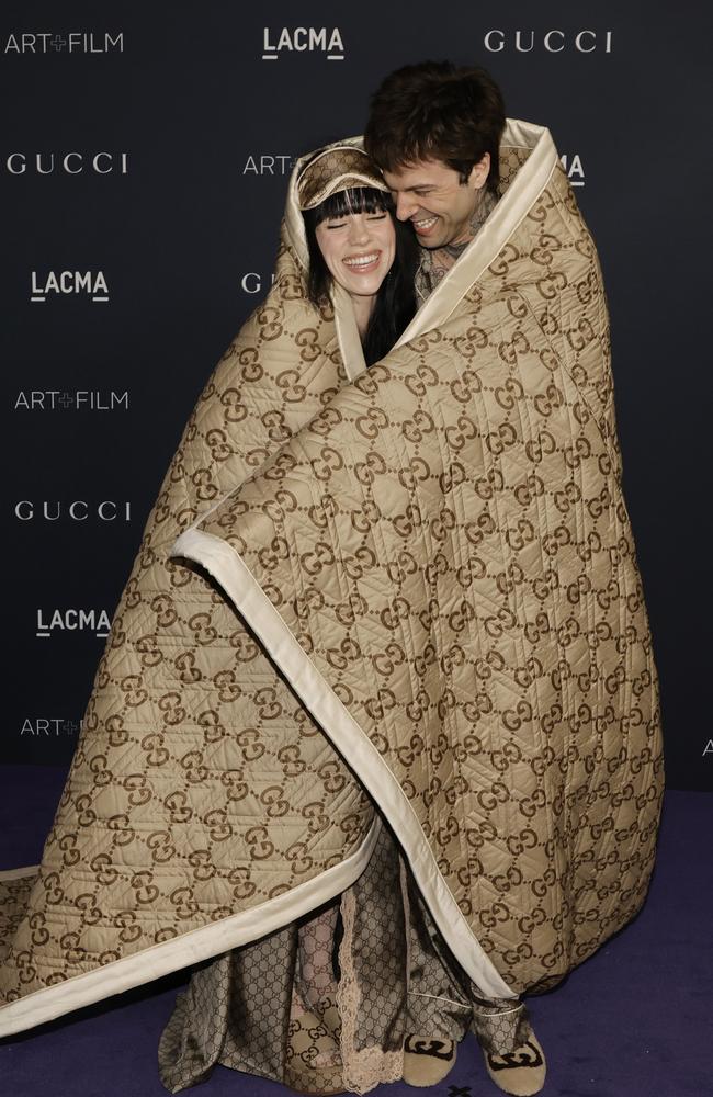 Billie Eilish and Jesse Rutherford attend the 11th Annual LACMA Art + Film Gala in November. Picture: Kevin Winter/Getty Images