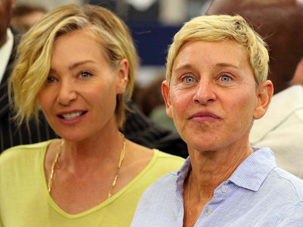 Portia de Rossi was with Ellen DeGeneres at the Dallas Cowboys game on October 6. Picture: Getty Images