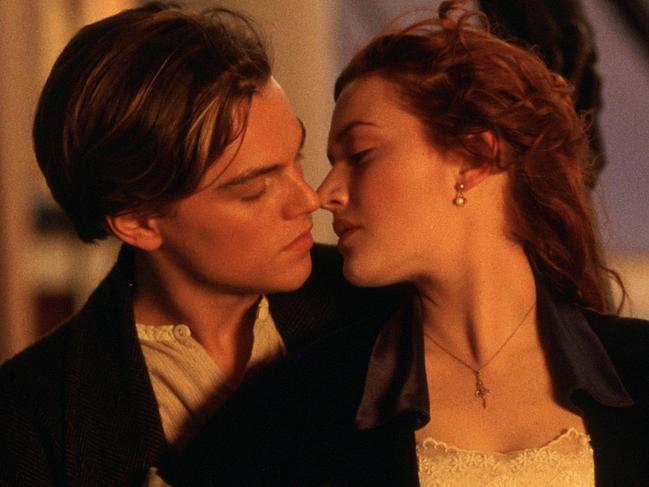 Actors Leonardo DiCaprio and Kate Winslet in a scene from 1997 film 'Titanic', re-released in 2012 in 3D.