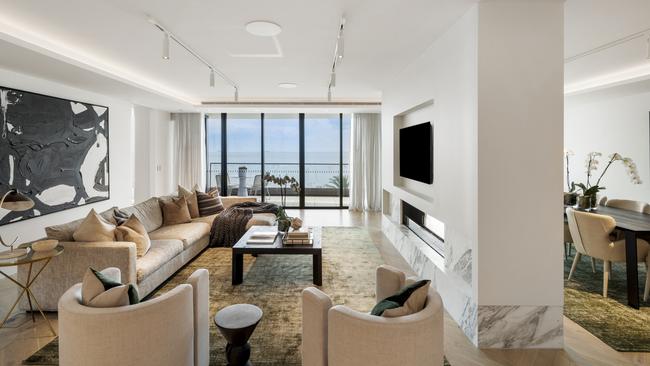 A sub penthouse within Gurner's Saint Moritz tower at St Kilda is on the market.