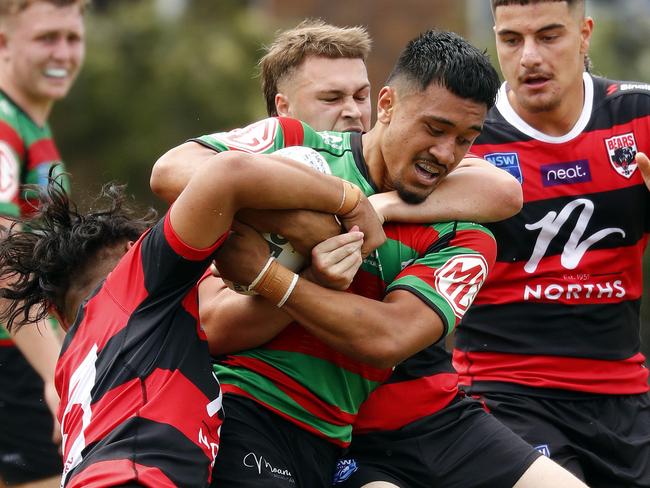 12/3/22 WEEKEND TELEGRAPH SPECIAL. MUST NOT USE BEFORE CLEARING WITH PIC EDITOR JEFF DARMANIN. NSWRL JUNIOR REP LIVE STREAMS.SG Ball game. Souths vs Bears at Redfern Oval today. Picture: Sam Ruttyn