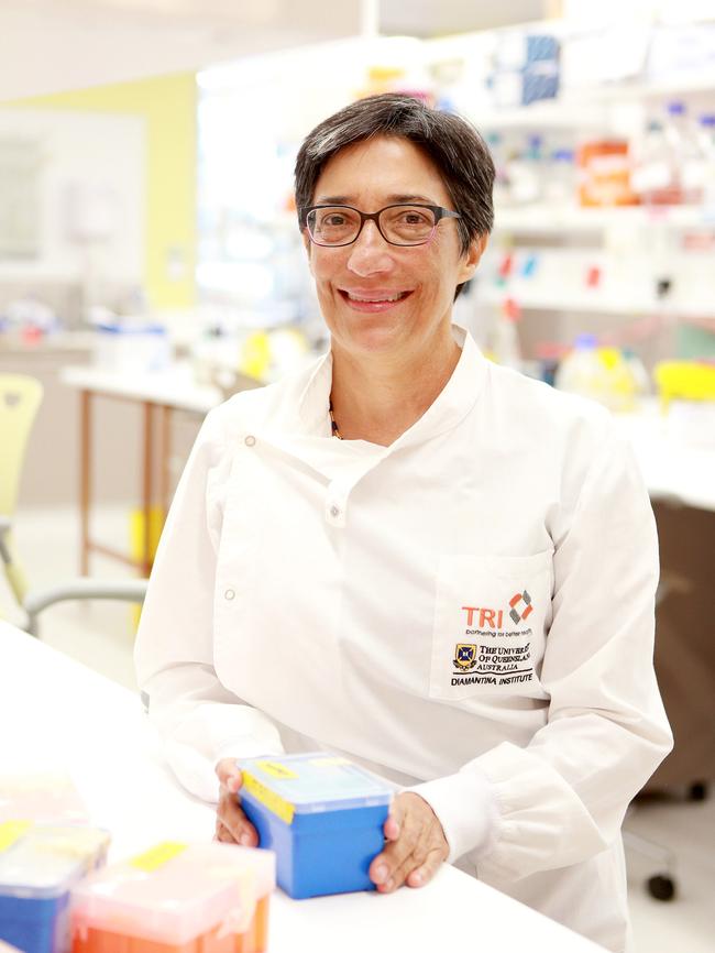 Ranjeny Thomas at the Tanslational Research Institute in Woolloongabba, Tuesday April 17, 2018. Picture: AAP/Image Sarah Marshall