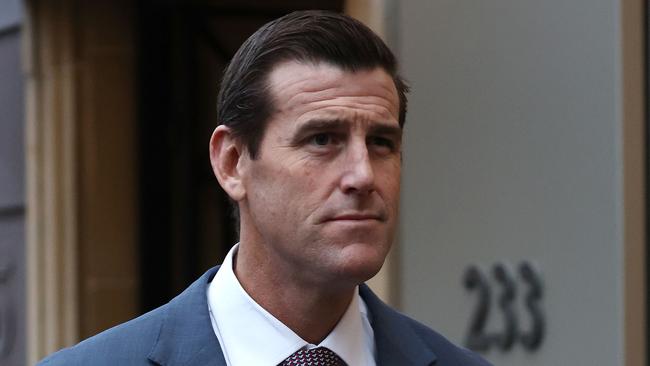 SYDNEY, AUSTRALIA - NewsWire Photos June 18, 2021: Highly decorated SAS soldier, Ben Roberts-Smith pictured leaving the Federal Court today. He is suing Nine's Newspapers for defamation. Picture: NCA NewsWire / David Swift