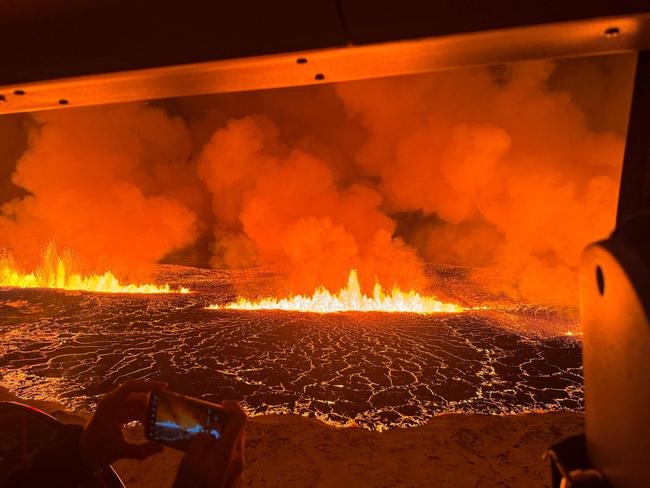 Another view from a helicopter. Picture: Icelandic Coast Guard/AFP