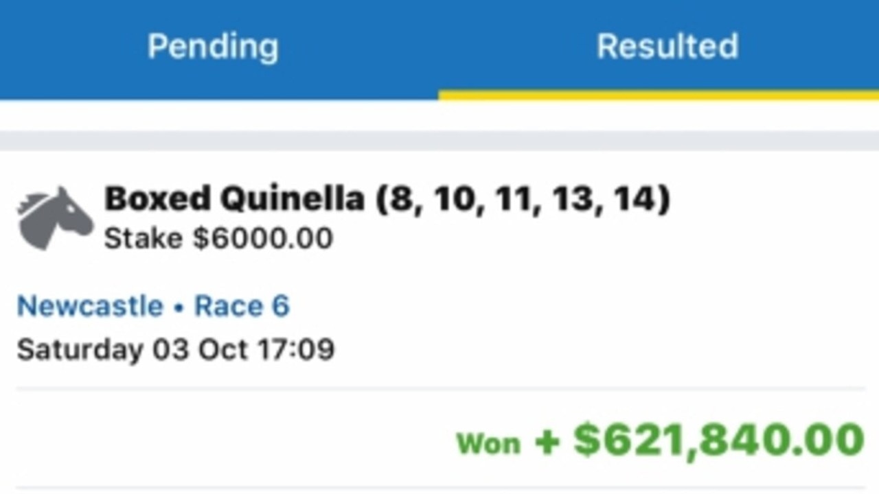 This punter's mistake paid off big time.