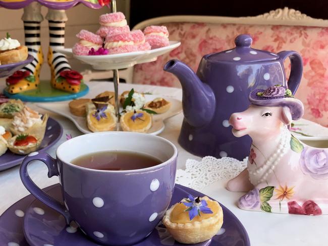 A sweet and savoury high tea at Ducks in the Field. Picture: Jenifer Jagielski