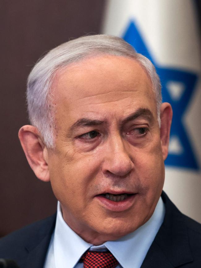 Israeli Prime Minister Benjamin Netanyahu. Picture: AFP