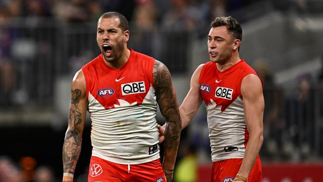 Lance Franklin has turned his form around. Picture: Getty Images