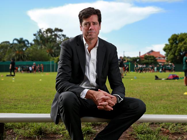 AFL boss Gillon McLachlan is one of the most powerful men in Australia sport. Picture: Toby Zerna