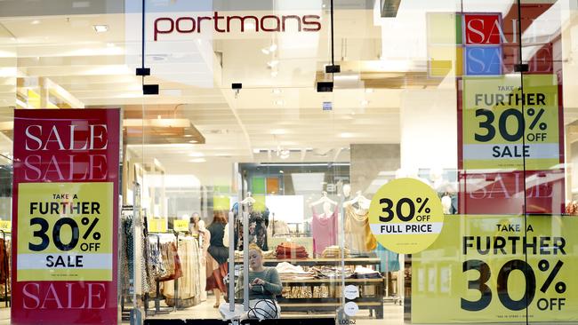 Portmans is closing its brick and mortar stores. Picture: Nikki Short