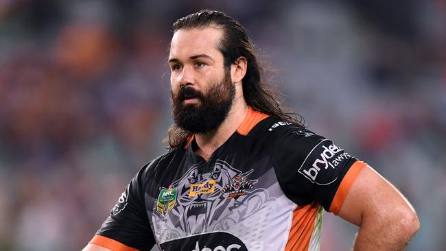 Aaron Woods of the Tigers in action.