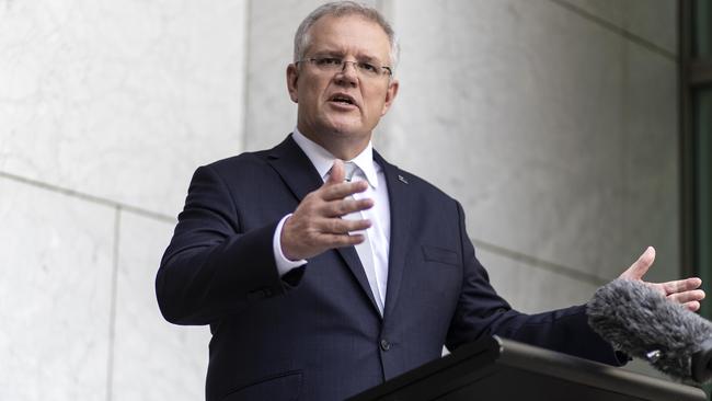 Prime Minister Scott Morrison will meet with state premiers today to discuss dental health surgery guidelines. Picture: Gary Ramage