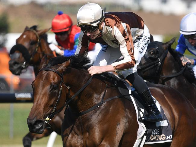 Legarto cruises to an impressive victory in Sunday’s Elsdon Park Aotearoa Classic Preview (1400m) at Ellerslie.Picture: Kenton Wright-Race Images