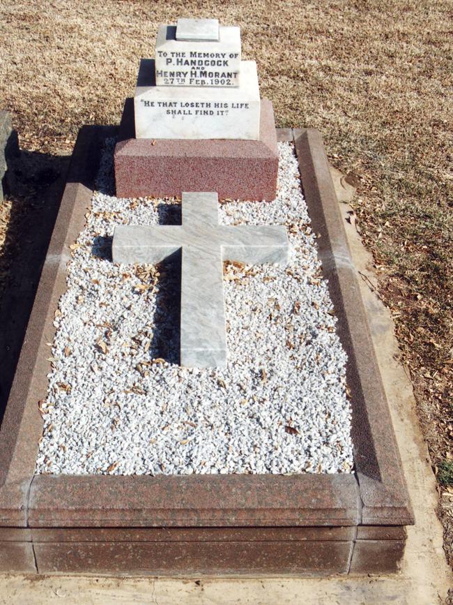 The shared grave of Morant and Peter Handcock in Pretoria.