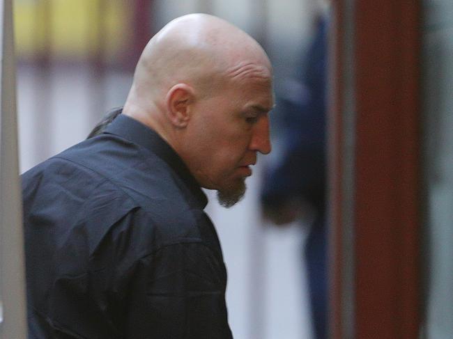 This image has been ID-ed by Paddy Murphy. Gavin Preston arrives at Supreme Court for the beginning of his murder trial on Monday, May 18, 2015, in Melbourne, Australia. Picture: Hamish Blair