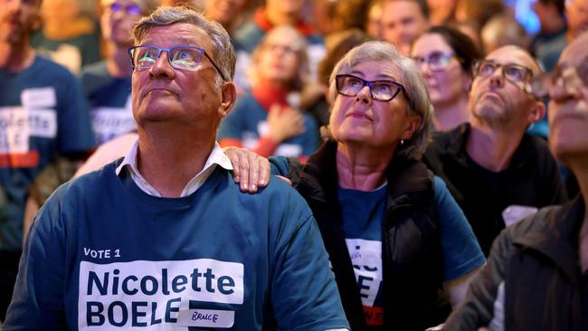 Ms Boele was initially declared Bradfield’s winner but an administration error was uncovered and cut her lead. Picture: NewsWire / Damian Shaw