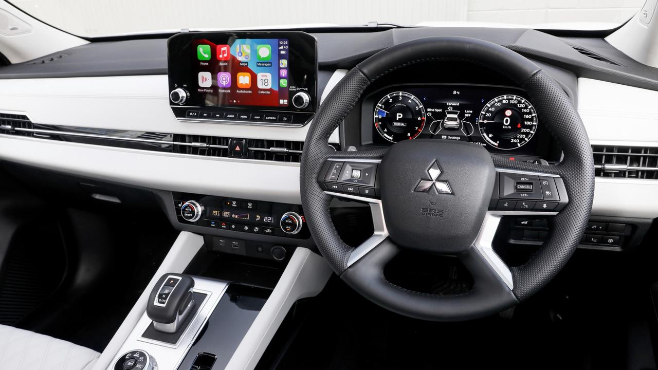 The Outlander’s interior is miles ahead of the previous version.