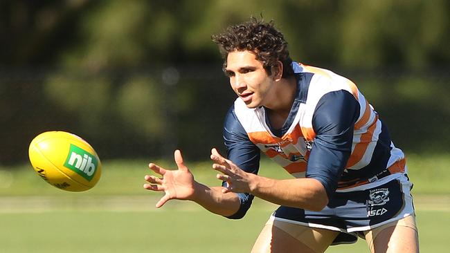 Nakia Cockatoo is a chance to be called into the Cats line-up. Picture: Alison Wynd