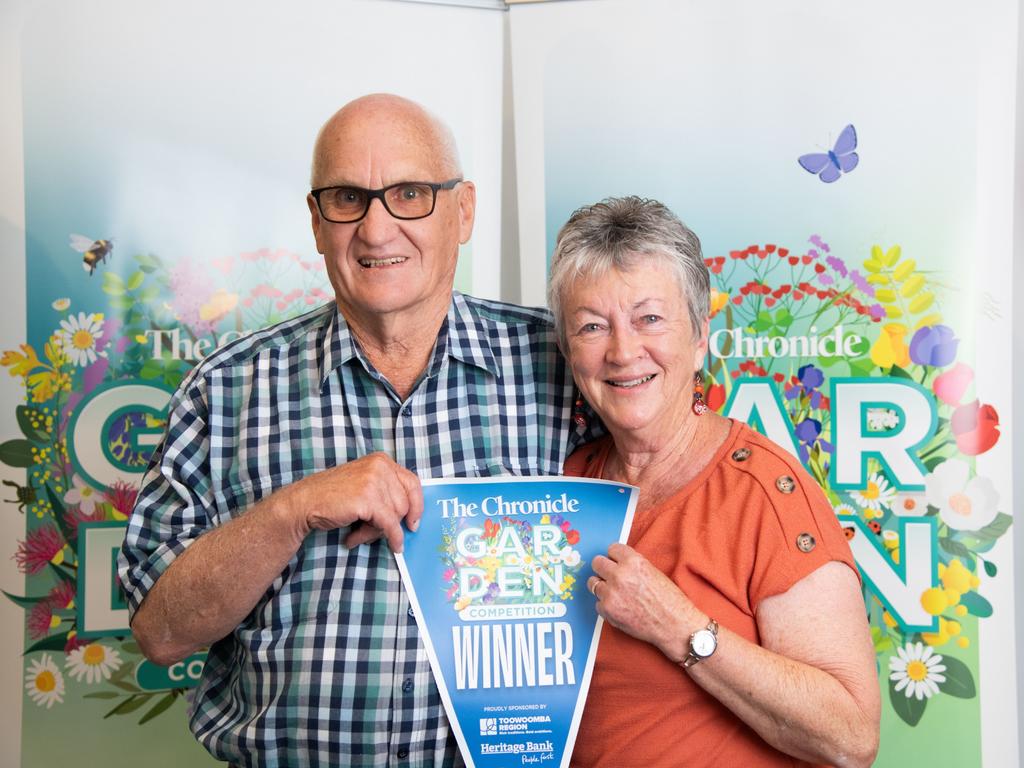 Robyn and Lyn Vandersee, winners City Option Footpath Garden. Chronicle Garden Competition awards presentation was held at Oaks Toowoomba Hotel.Thursday September 14, 2023