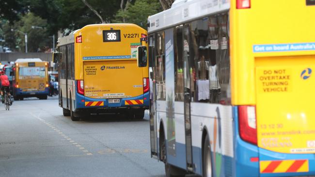 The Rail Bus and Tram Union Queensland secretary has shared the worst bus routes for safety, as reported by member drivers. Picture: Peter Wallis