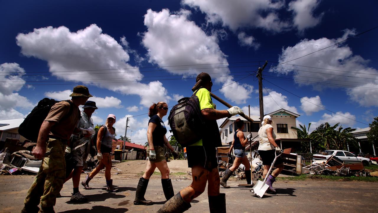 The Mud Army descends on Bundaberg in 2013. Picture: Mark Calleja