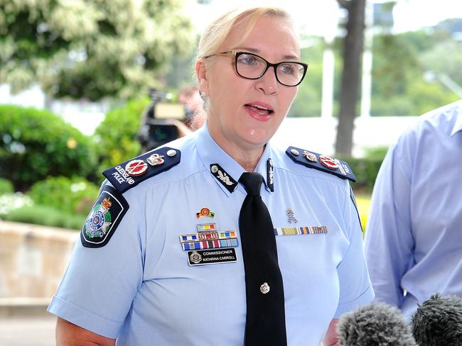 Police Commissioner Katarina Carroll says interviews with former gang members have brought to life the intimidation they face when they leave. Picture, John Gass