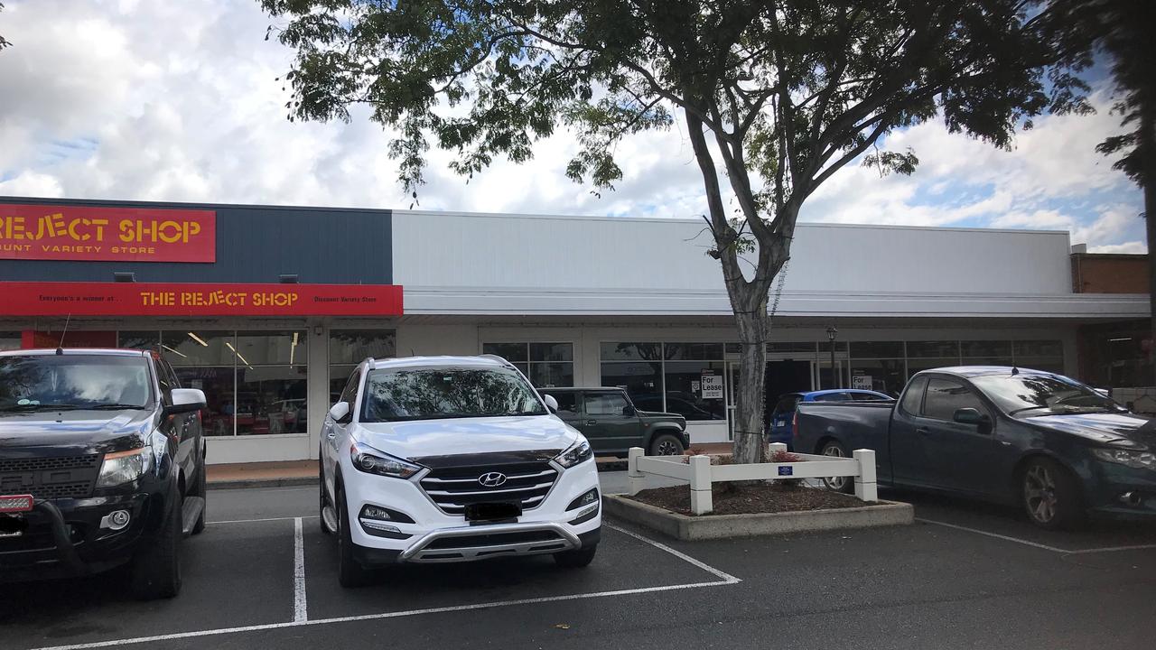 The former Crazy Clark's store, next to the Reject Shop in Gatton.