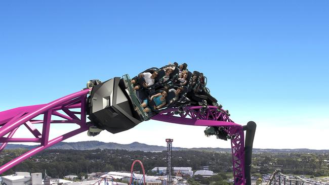 DC Rivals Hypercoaster at Movie World